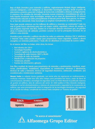 Domotica Para Viviendas Y Edificios / Werner Harke