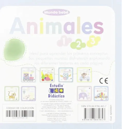 Animales 1 2 3 (tapa Dura) / Mundo Bebé
