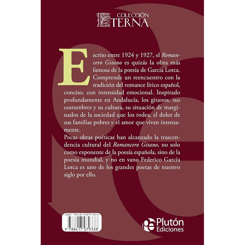 Romancero Gitano / Federico Garcia Lorca