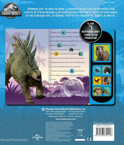 Rueda Con Los Dinosaurios Jurassic World (tapa Dura Sonidos)