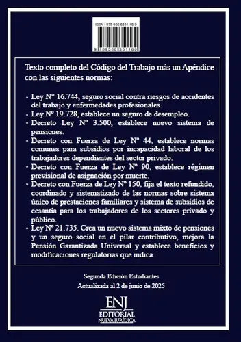 Codigo Del Trabajo Edicion Oficial Especial Para Estudiantes