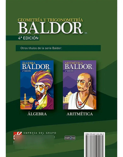 Geometria Y Trigonometria Baldor (tapa Dura)