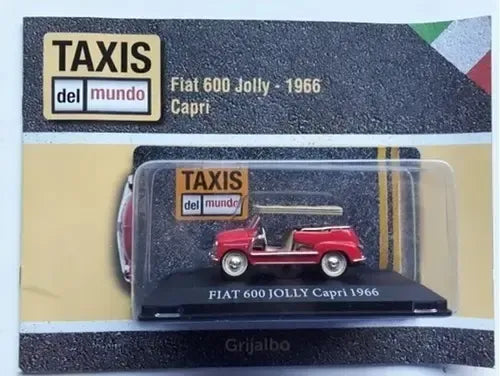 Taxis Del Mundo Escala 1/43 Fiat 600 Jolly Capri 1966