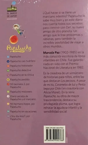Papelucho Y El Marciano / Marcela Paz