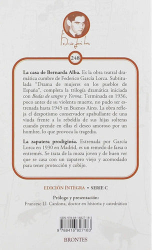 La Casa De Bernarda Alba Zapatera Prodigiosa / García Lorca