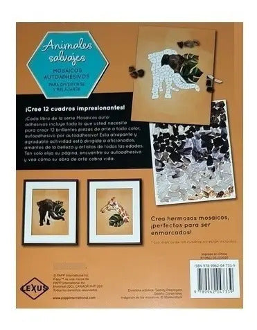 Animales Salvajes Mosaicos Autoadhesivos / Lexus