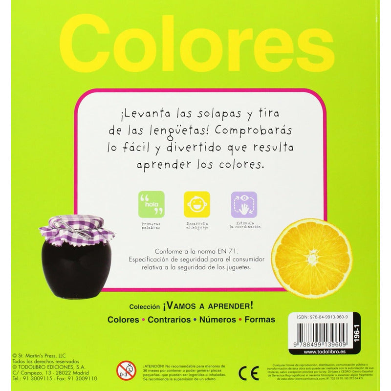 Colores (vamos A Aprender) / Todolibro