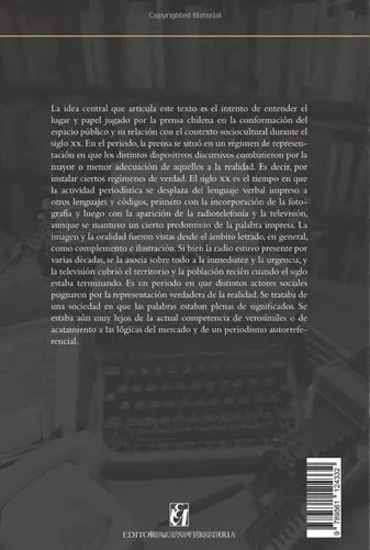 Prensa Y Sociedad En Chile Siglo Xx / Eduardo Santa Cruz A.