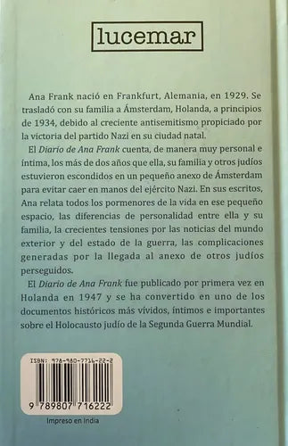 Diario De Ana Frank (tapa Dura) / Ana Frank
