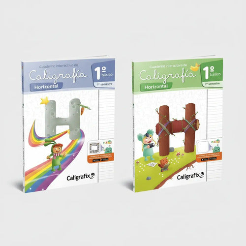 Pack Caligrafia Horizontal 1 Basico 1er Y 2do Sem Caligrafix