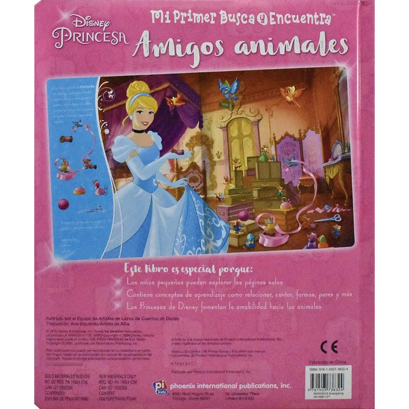 Amigos Animales Mi Primer Busca Y Encuentra (t.dura) Disney