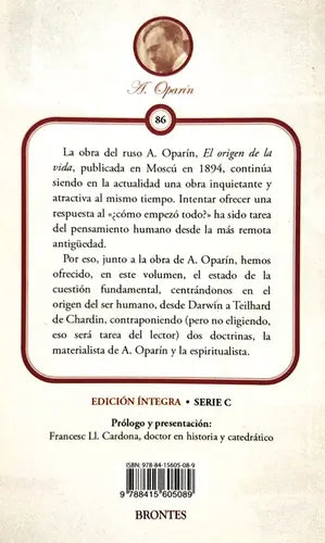 El Origen De La Vida / Aleksandr Oparin