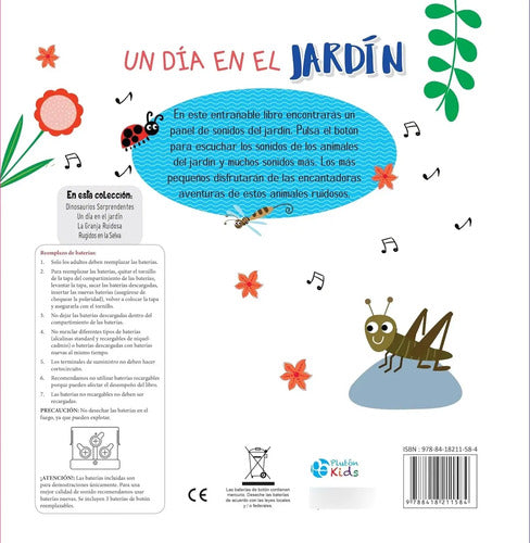 Un Día En El Jardín (libro Con Sonidos) / Plutón Kids