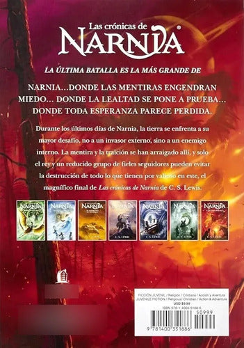 La Ultima Batalla Cronicas De Narnia / C.s. Lewis