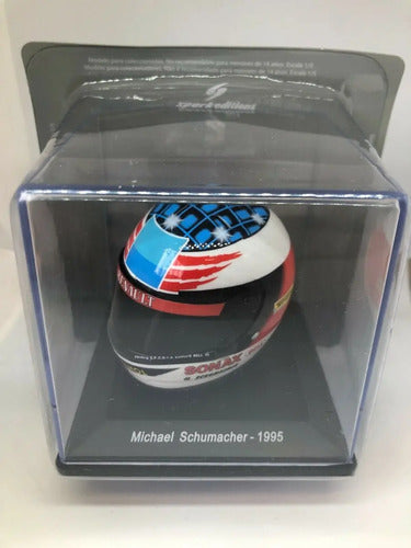 Casco Formula 1 Michael Schumacher Renault 1995 Escala 1:5
