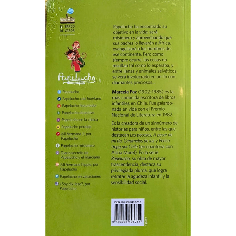 Papelucho N°8 Misionero / Marcela Paz