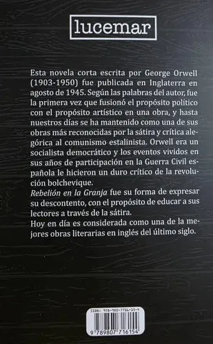 Rebelión En La Granja / George Orwell