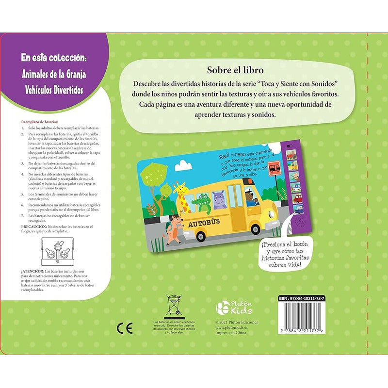 Vehículos Divertidos (libro Con Sonidos) / Plutón Kids