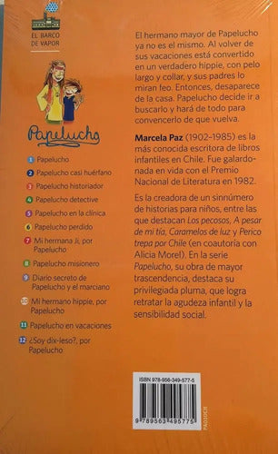 Papelucho N°10 Mi Hermano Hippie / Marcela Paz