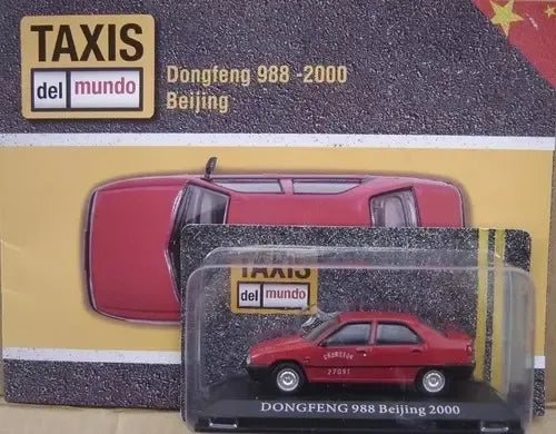 Taxis Del Mundo Escala 1/43 Dongfeng 988 Beijing 2000 Rojo
