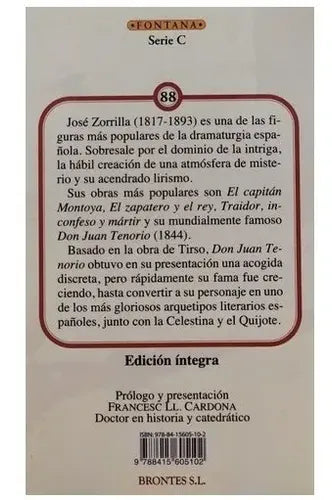 Don Juan Tenorio / Jose Zorrilla