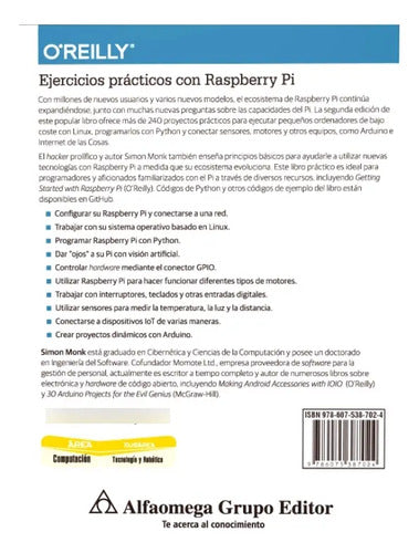 Ejercicios Practicos Con Raspberry Pl / Simon Monk