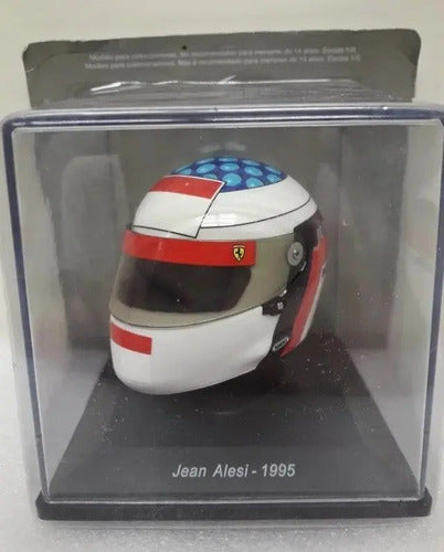 Casco Formula 1 Jean Alesi Ferrari F1 1995 Spark 1:5