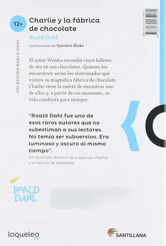 Charlie Y La Fabrica De Chocolate / Roald Dahl