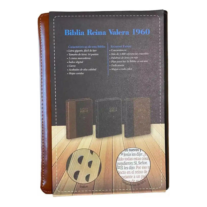 Santa Biblia Reina Valera 1960 Letra Gigante 14 Pt Estuche