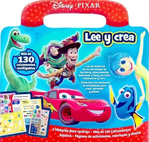 Disney Pixar, Lee Y Crea De Disney School Fun Editorial Plow Gravados