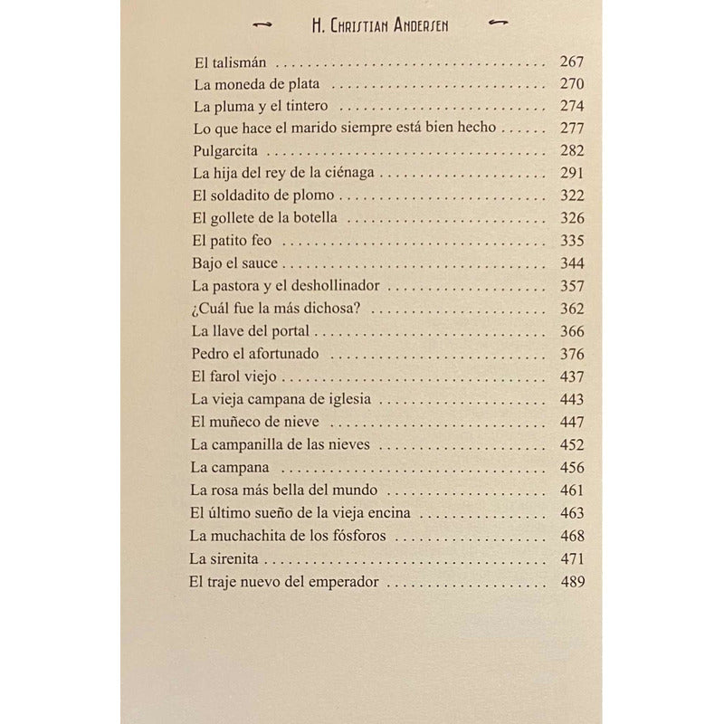 Cuentos Seleccionados (tapa Dura) / Hans Christian Andersen