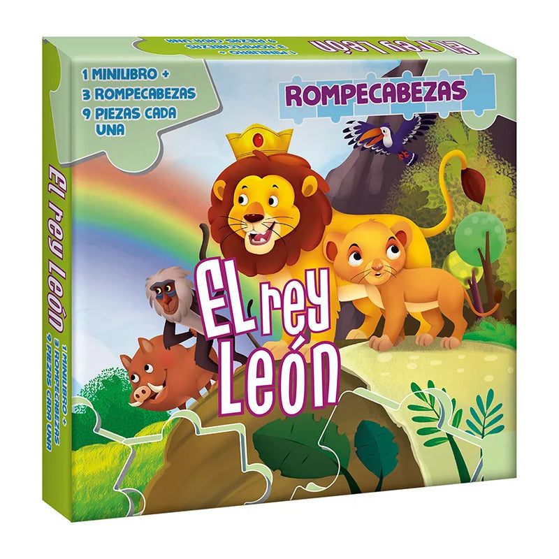 El Rey León Libro + Rompecabezas / Lexus