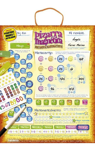 Pizarra Magnetica Mis Retos Matematicos / Susaeta