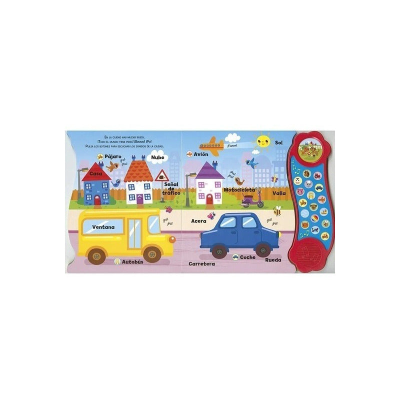 Primeras Palabras Ruidosas 18 Sonidos Divertidos (tapa Dura)