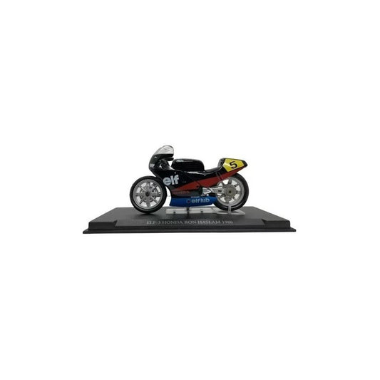 Moto Colección Escala Gp Elf-3 Honda Ron Haslam 1986 1/24