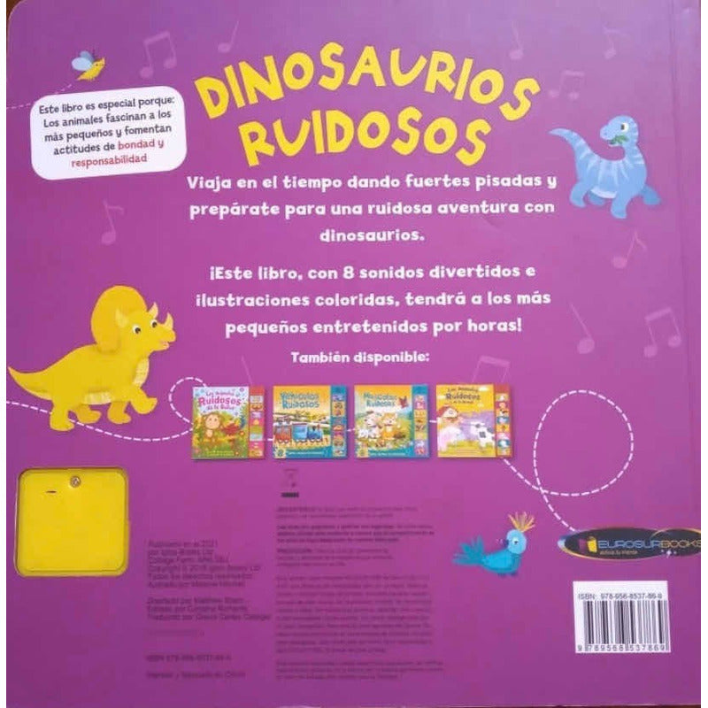 Dinosaurios Ruidosos Con 8 Sonidos Geniales (tapa Dura)