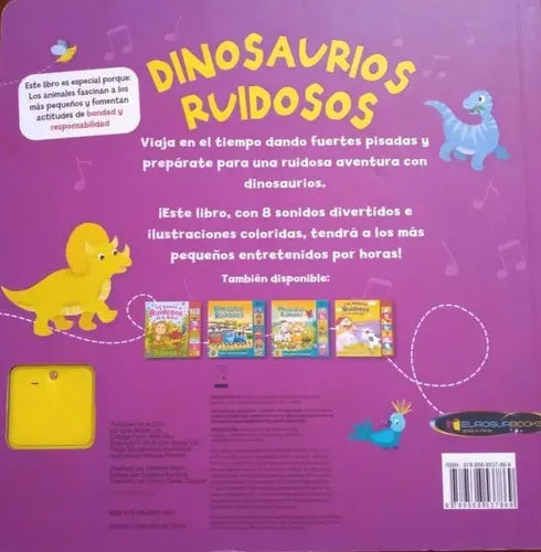 Dinosaurios Ruidosos Con 8 Sonidos Geniales (tapa Dura)