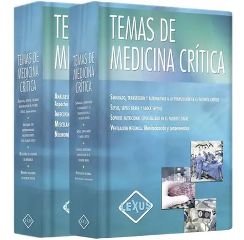 Temas De Medicina Crítica (2 Tomos Tapa Dura) / Lexus
