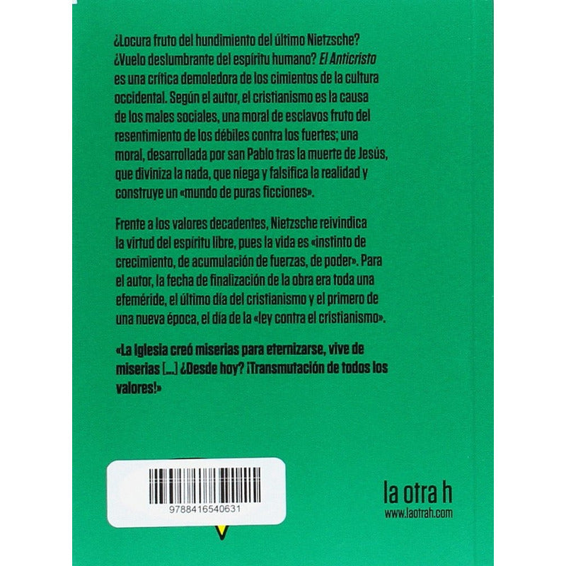 El Anticristo (el Manga) / Friedrich Nietzsche