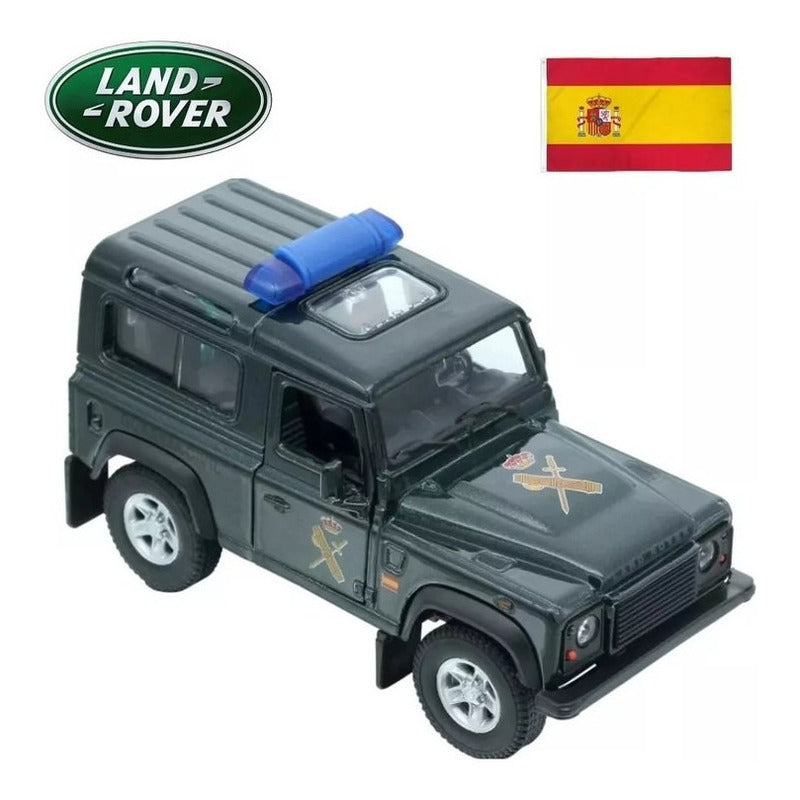Colección Autos Policía España Land Rover Defender Esc 1:36