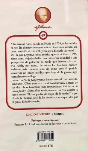 Por La Paz Perpetua / Immanuel Kant