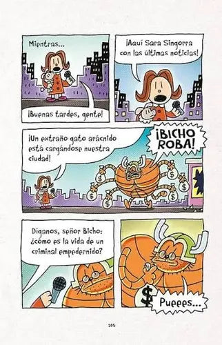 Policán 9 Crimen Y Gatito / Dav Pilkey