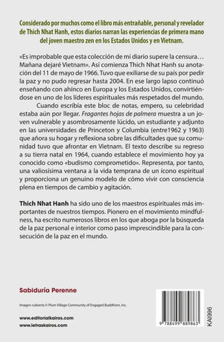 Fragantes Hojas De Palmera / Thich Nhat Hanh