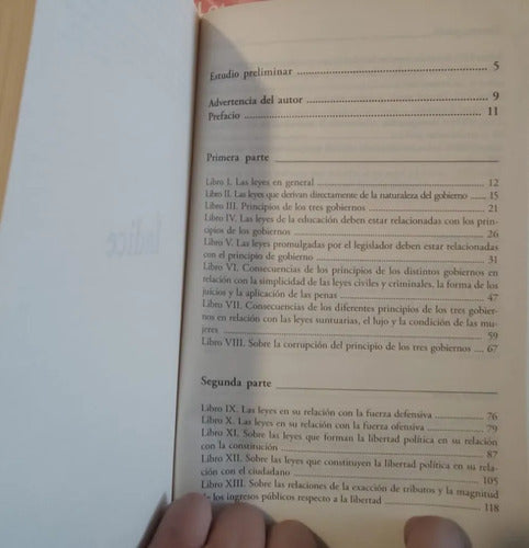 El Espíritu De Las Leyes / Montesquieu