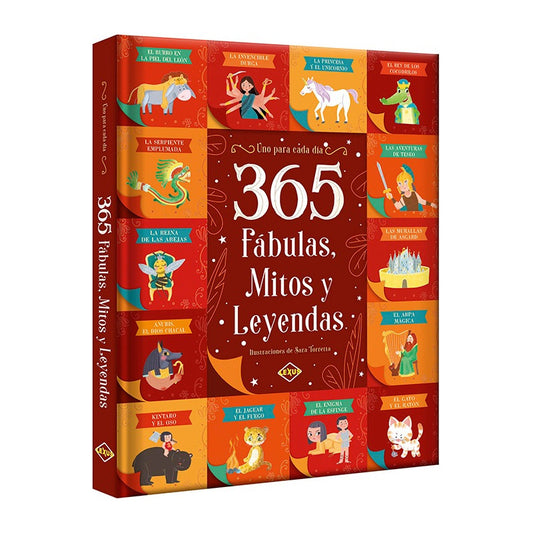 365 Fabulas, Mitos Y Leyendas (tapa Dura) / Lexus