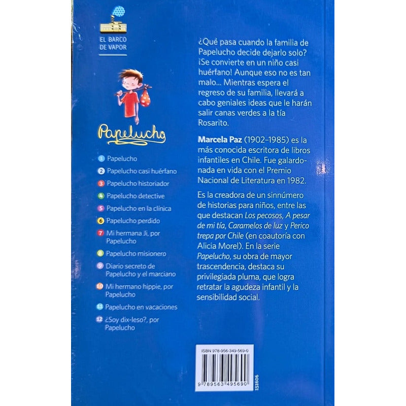 Papelucho N°2 Casi Huerfano / Marcela Paz