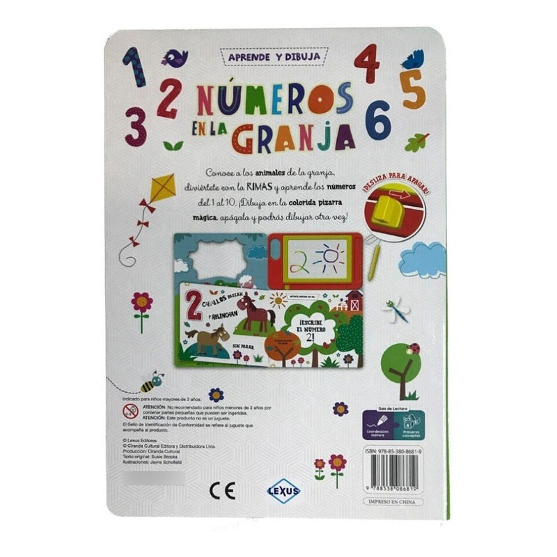 Aprende Y Dibuja Números En La Granja / Lexus