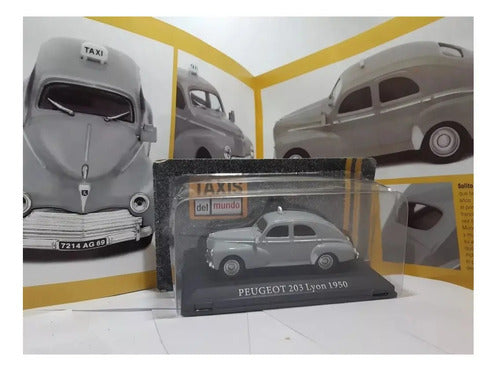 Taxis Del Mundo Escala 1/43 Peugeot 203 Lyon 1950