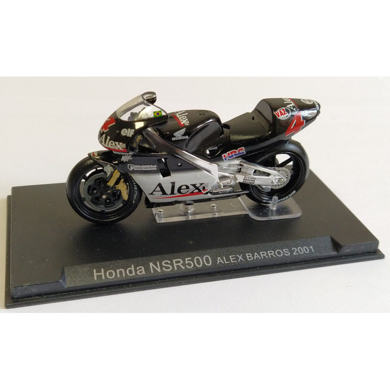 Moto Colección Escala Gp Honda Nsr500 Alex Barros 2001 1/24