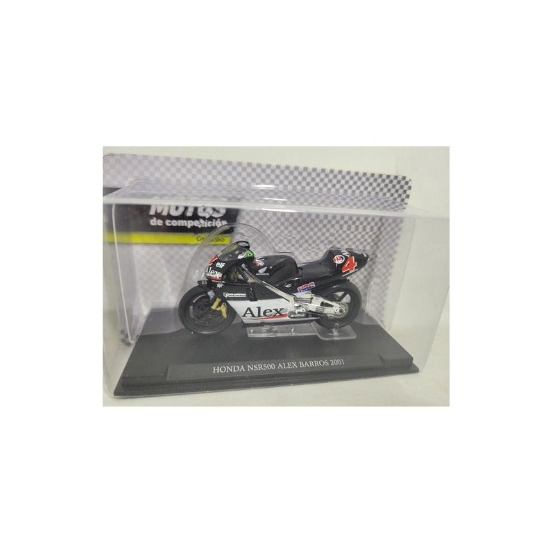 Moto Colección Escala Gp Honda Nsr500 Alex Barros 2001 1/24